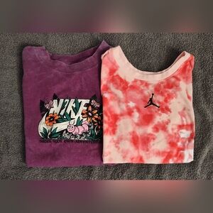 2 Big Girls Nike/Jordan Shirts